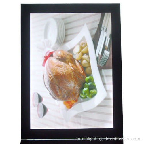 Crystal LED Light Box with Single Face, Super Slim 23mm, Product Size Can be Customized